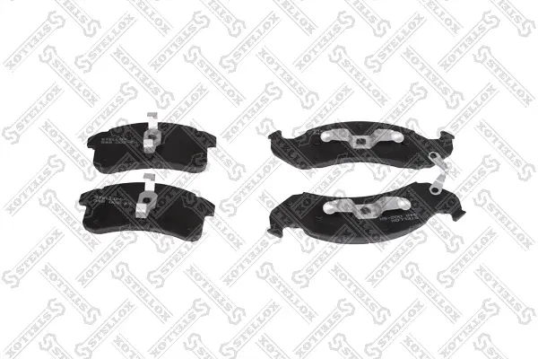 комплект спирачно феродо, дискови спирачки STELLOX             