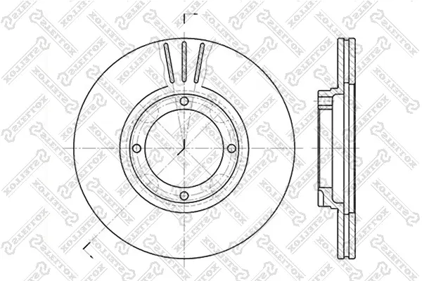 спирачен диск STELLOX             