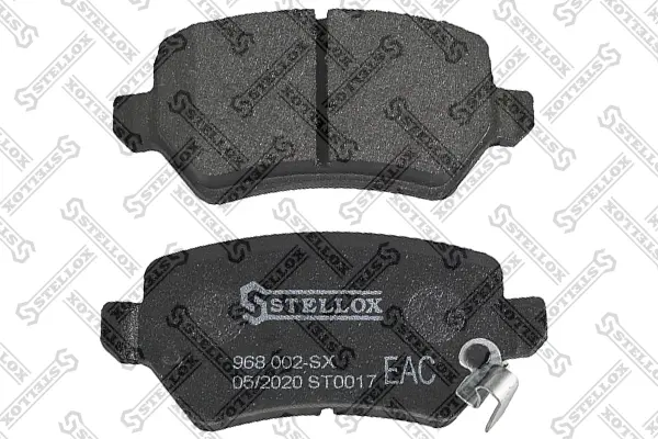 Комплект спирачно феродо, дискови спирачки STELLOX