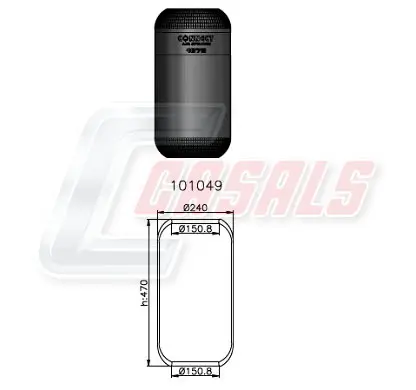 маншон, въздушно окачване CASALS              