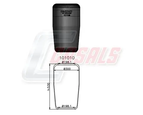 маншон, въздушно окачване CASALS              