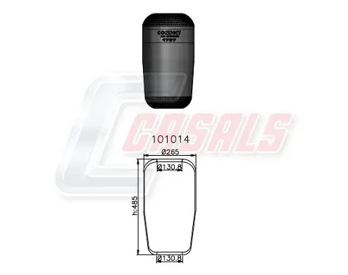 маншон, въздушно окачване CASALS              