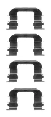 комплект принадлежности, дискови накладки HELLA PAGID         