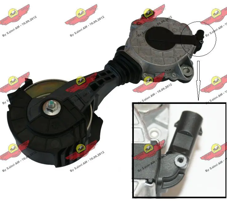 обтягащо рамо, пистов ремък AUTOKIT             