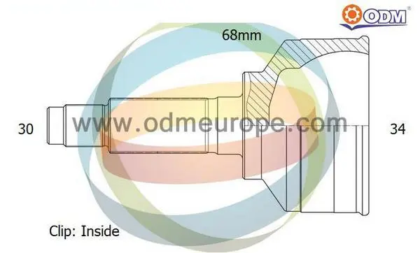 каре комплект, полуоска Multiparts          