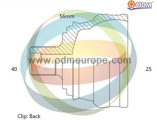 каре комплект, полуоска Multiparts          