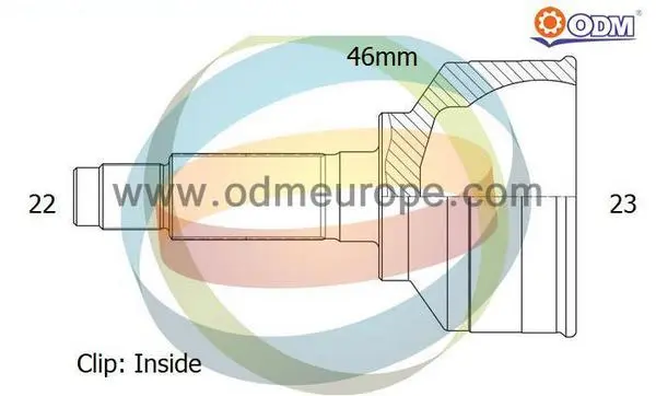 каре комплект, полуоска Multiparts          