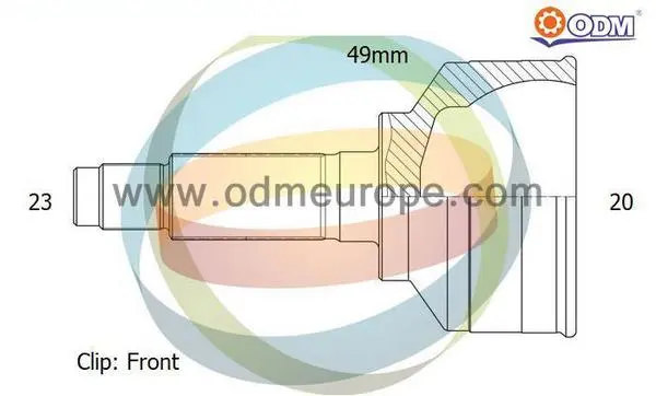 каре комплект, полуоска Multiparts          