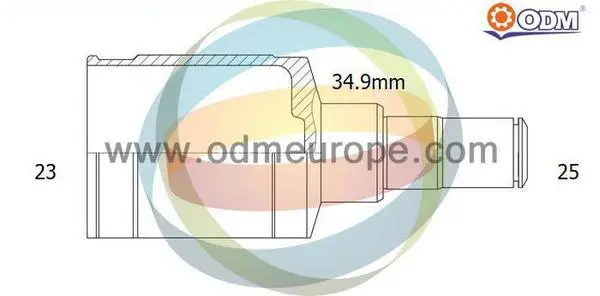 каре комплект, полуоска Multiparts          