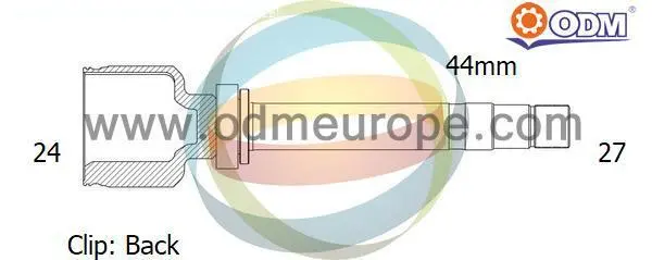 каре комплект, полуоска Multiparts          