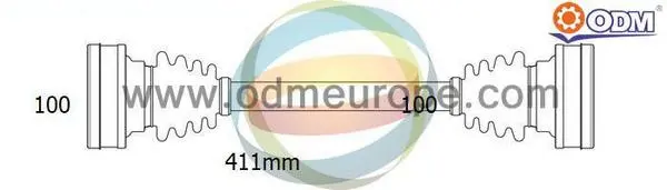 полуоска Multiparts          