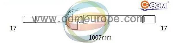 полуоска Multiparts          