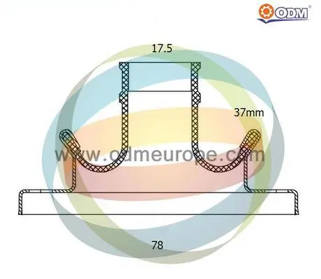 Маншон, полуоска Multiparts          