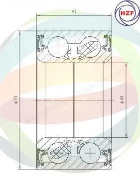 комплект колесен лагер Multiparts          