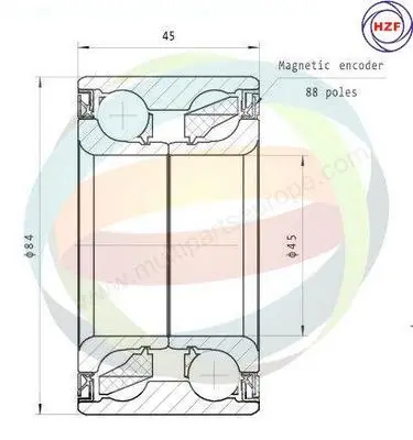 комплект колесен лагер Multiparts          