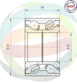 комплект колесен лагер Multiparts          