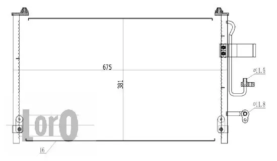 кондензатор, климатизация ABAKUS              