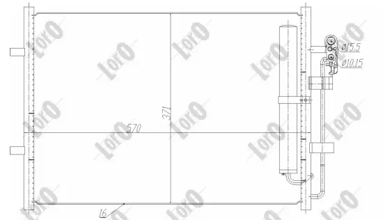 кондензатор, климатизация ABAKUS              