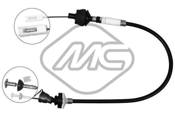 въжен механизъм, задействане на съединителя Metalcaucho         