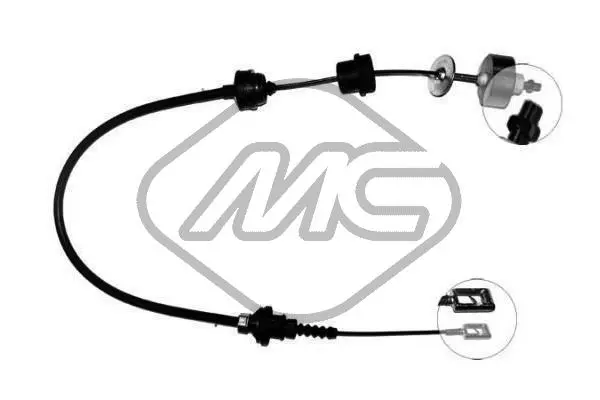 въжен механизъм, задействане на съединителя Metalcaucho         