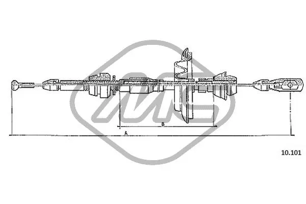 Жило за газ Metalcaucho