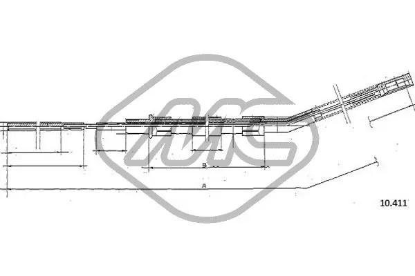 жило, ръчна спирачка Metalcaucho         