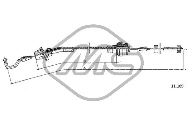 Жило за газ Metalcaucho