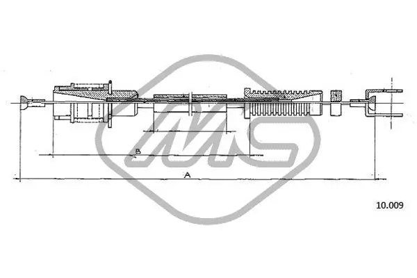 Жило за газ Metalcaucho