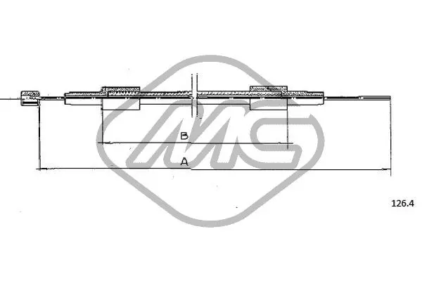 жило за капака на двигателя Metalcaucho         