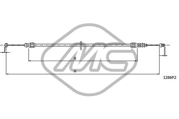 жило за капака на двигателя Metalcaucho         