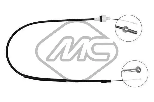 въжен механизъм, задействане на съединителя Metalcaucho         