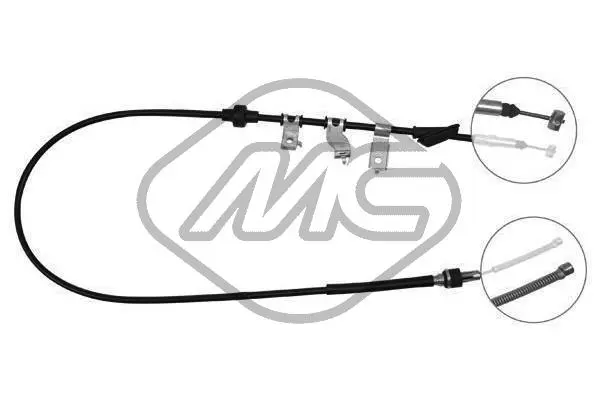 жило, ръчна спирачка Metalcaucho         