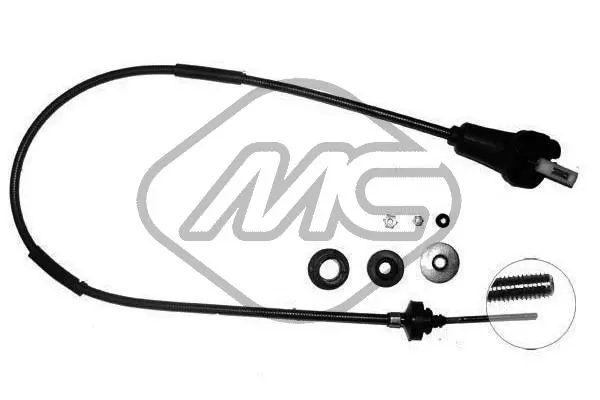 въжен механизъм, задействане на съединителя Metalcaucho         