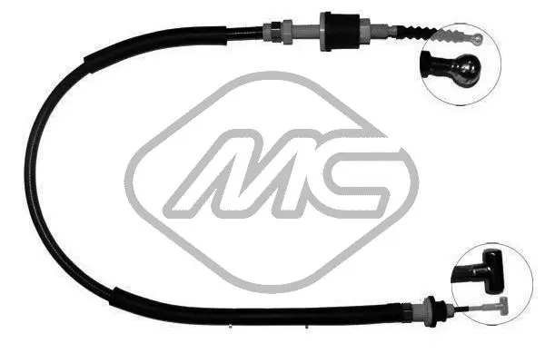 въжен механизъм, задействане на съединителя Metalcaucho         