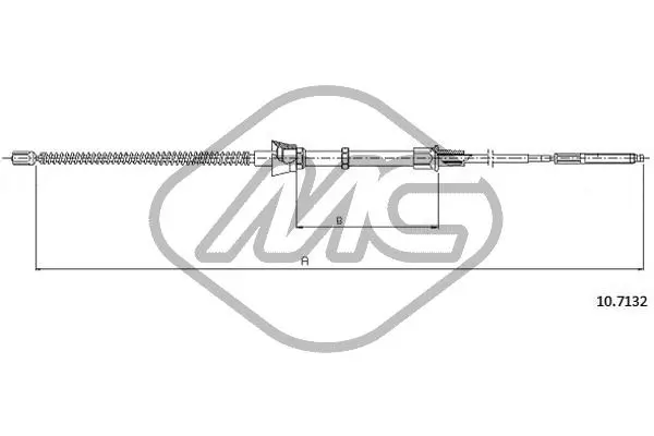 жило, ръчна спирачка Metalcaucho         