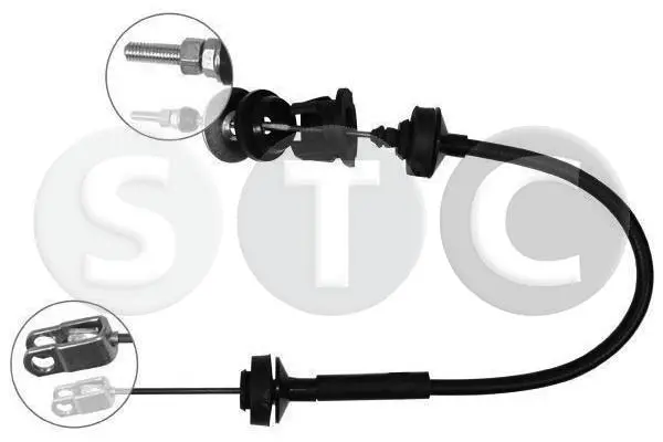 въжен механизъм, задействане на съединителя STC                 