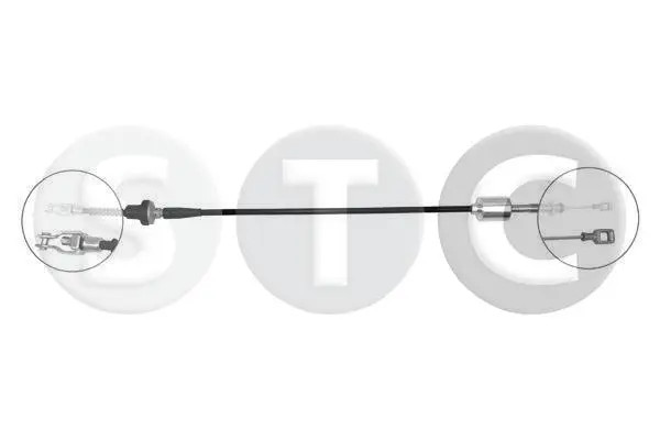 въжен механизъм, задействане на съединителя STC                 