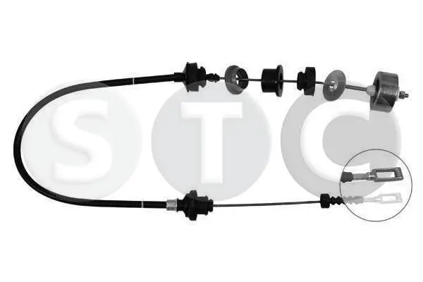 въжен механизъм, задействане на съединителя STC                 