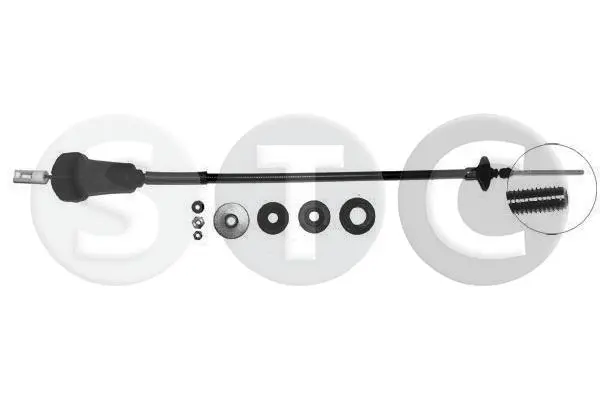 въжен механизъм, задействане на съединителя STC                 