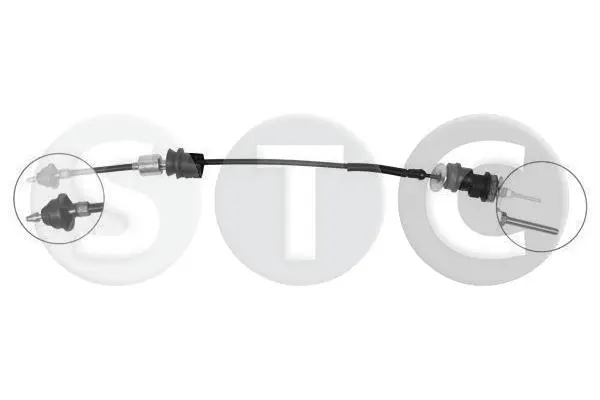 въжен механизъм, задействане на съединителя STC                 