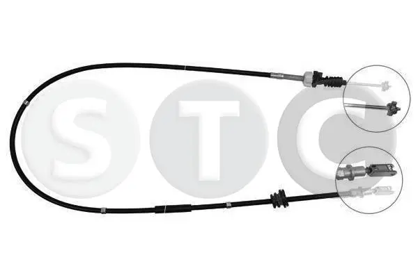 въжен механизъм, задействане на съединителя STC                 