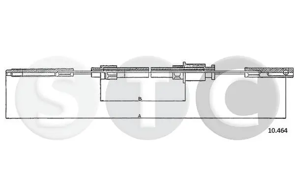 жило, ръчна спирачка STC                 