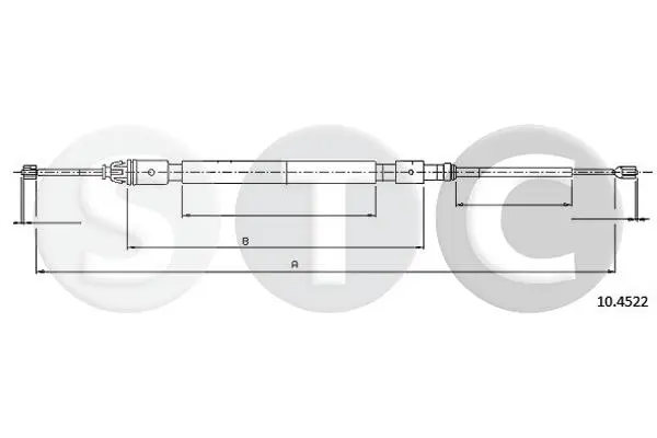 жило, ръчна спирачка STC                 
