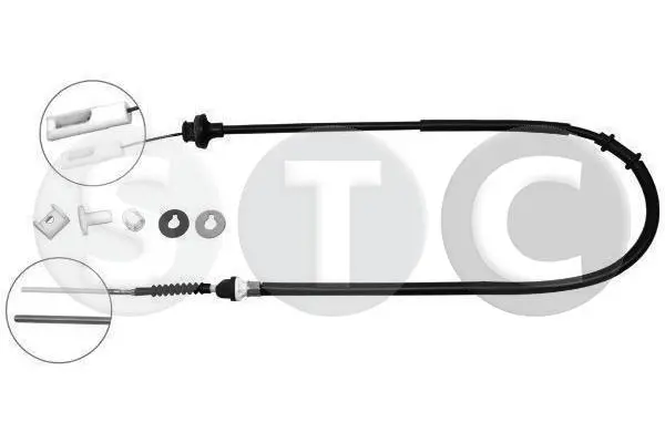 въжен механизъм, задействане на съединителя STC                 