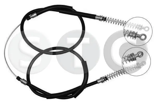 жило, ръчна спирачка STC                 