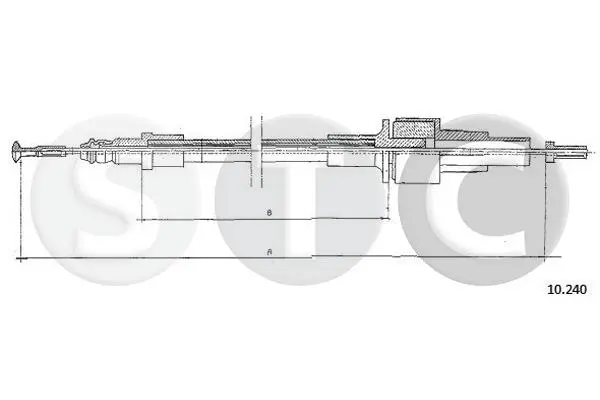 въжен механизъм, задействане на съединителя STC                 