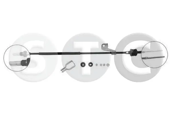 въжен механизъм, задействане на съединителя STC                 