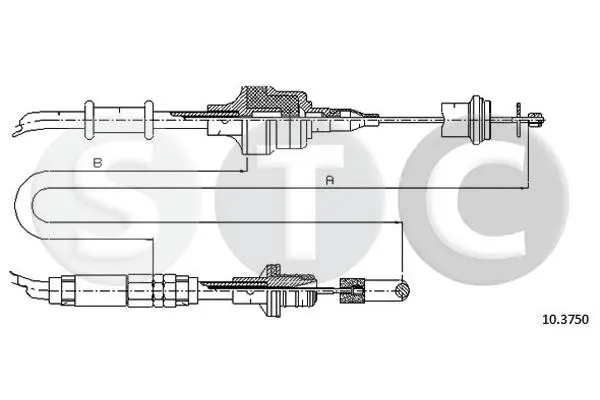 въжен механизъм, задействане на съединителя STC                 