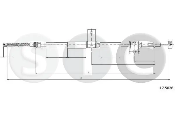 жило, ръчна спирачка STC                 