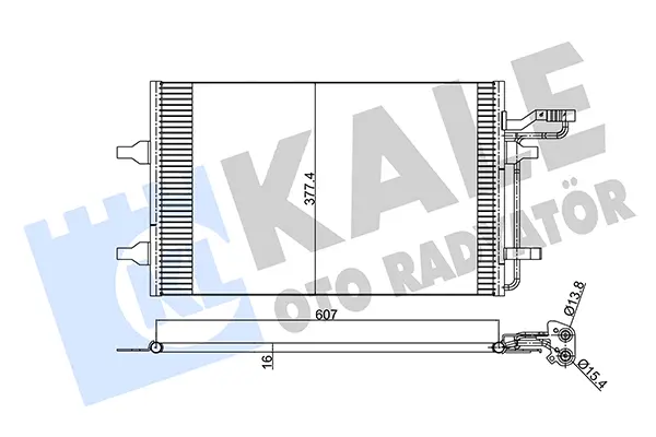 Кондензатор, климатизация KALE OTO RADYATOR